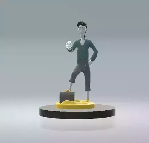 Guybrush Threepwood man 3d printable model 