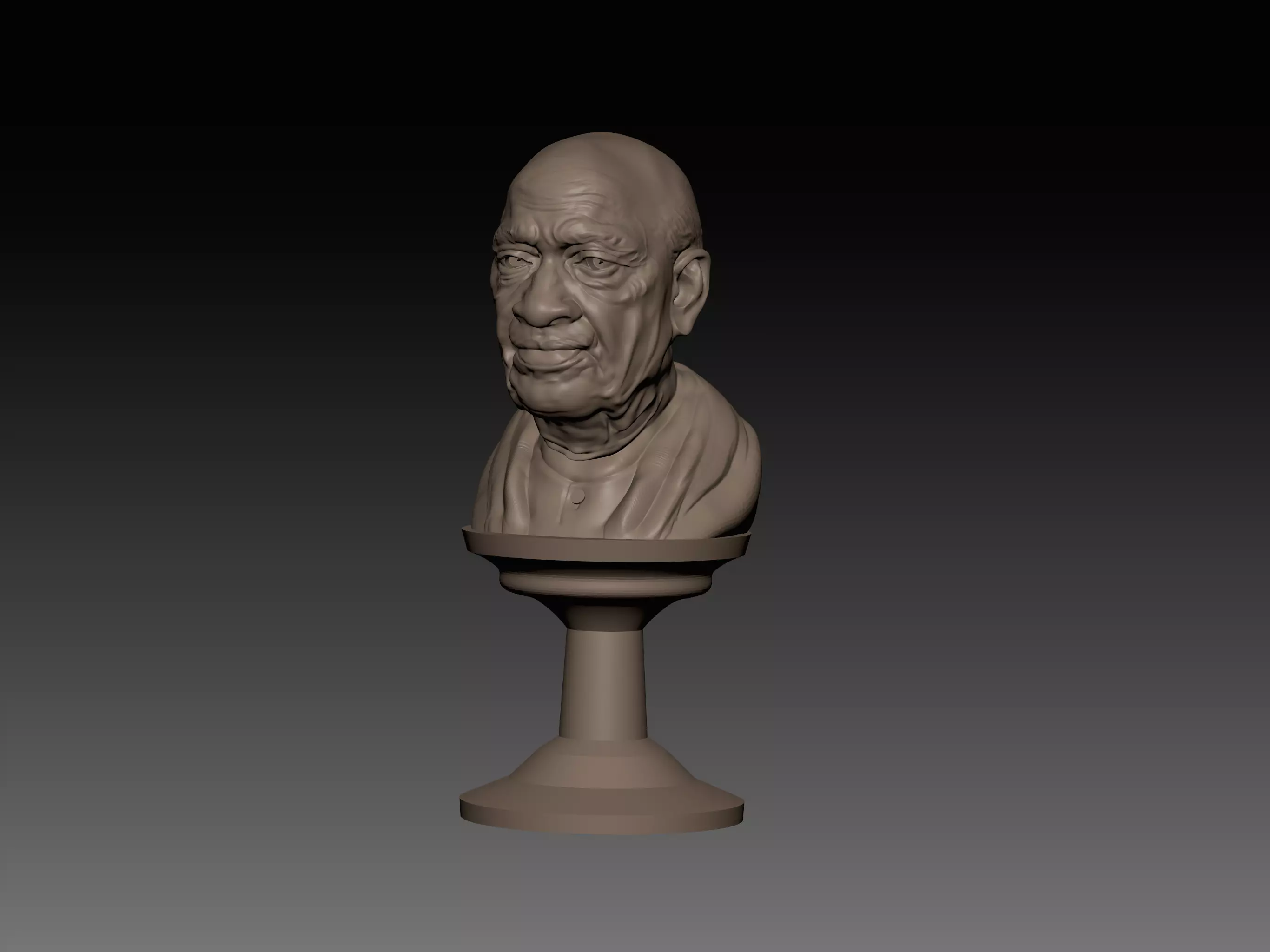 sardhar vallabhai patel 3d portrait 3D print model_0