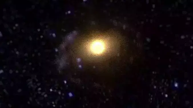 Lenticular Galaxy 3D model