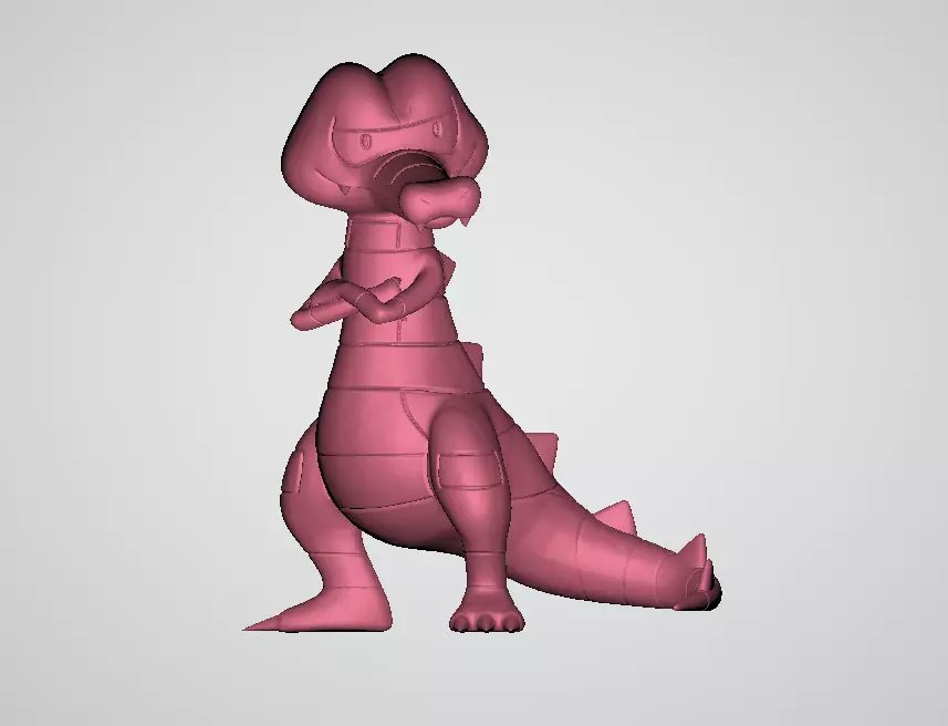 Krokorok animal toy 3d printable model 3D print model_4