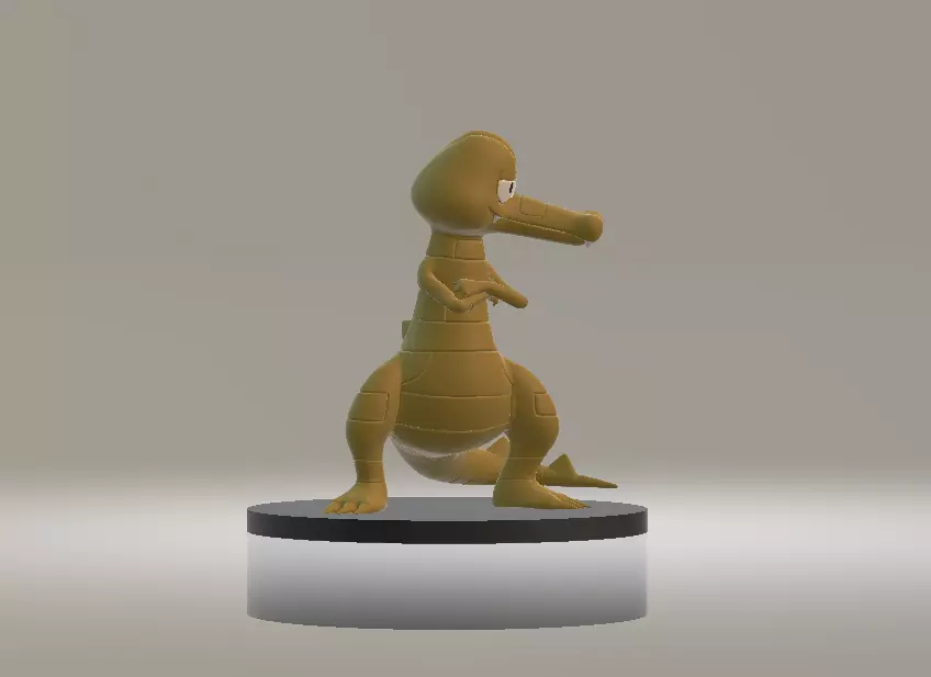 Krokorok animal toy 3d printable model 3D print model_2