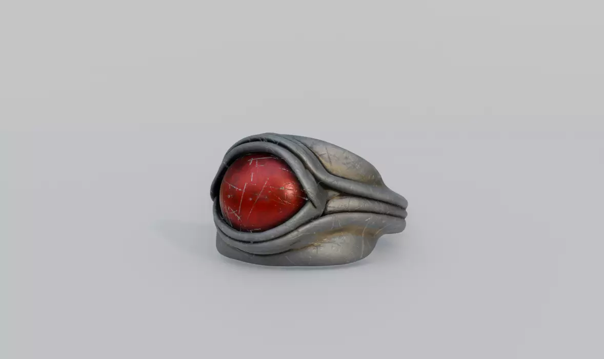 Eye A01 Ring Low-poly 3D model