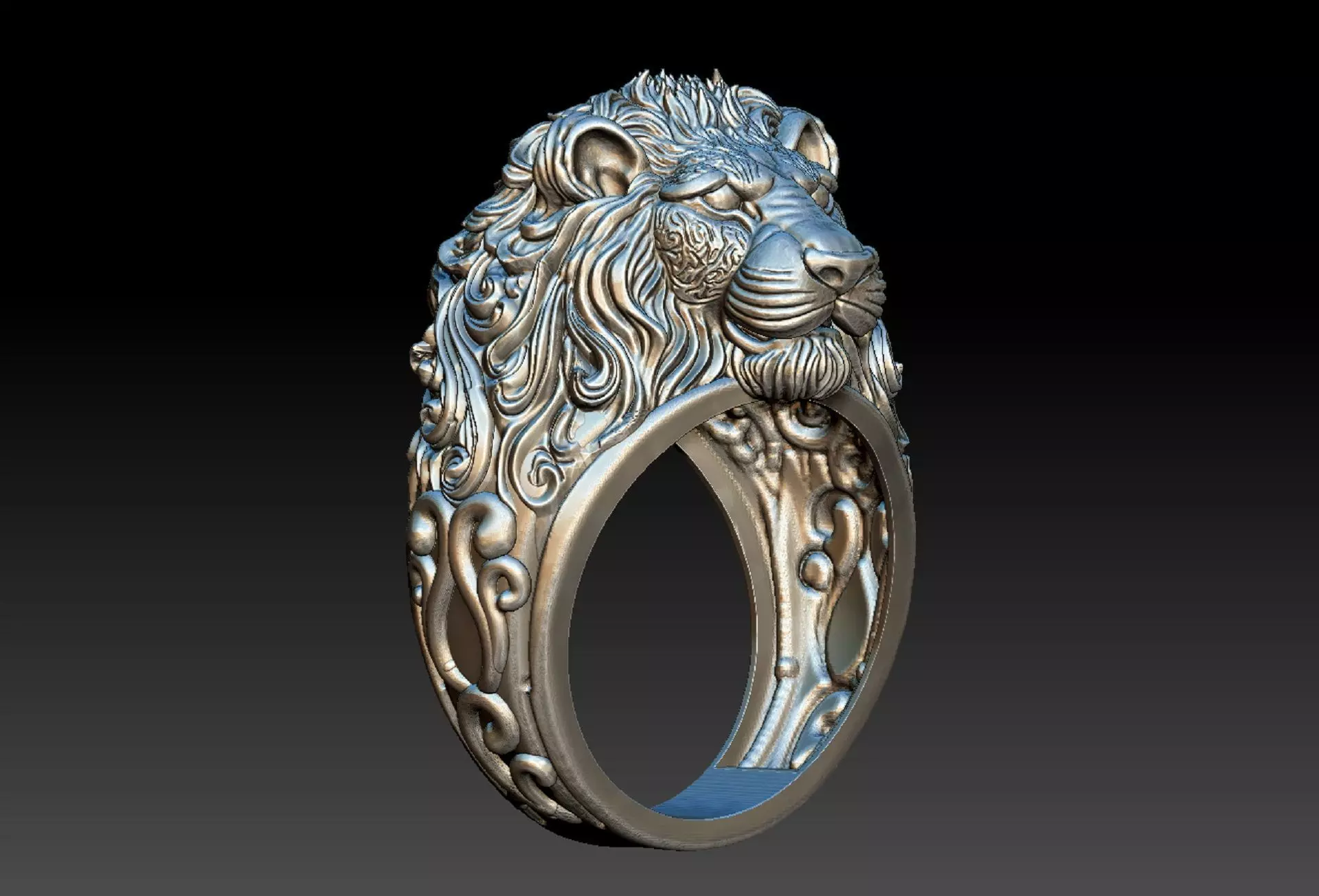 TIGER RING 3D print model