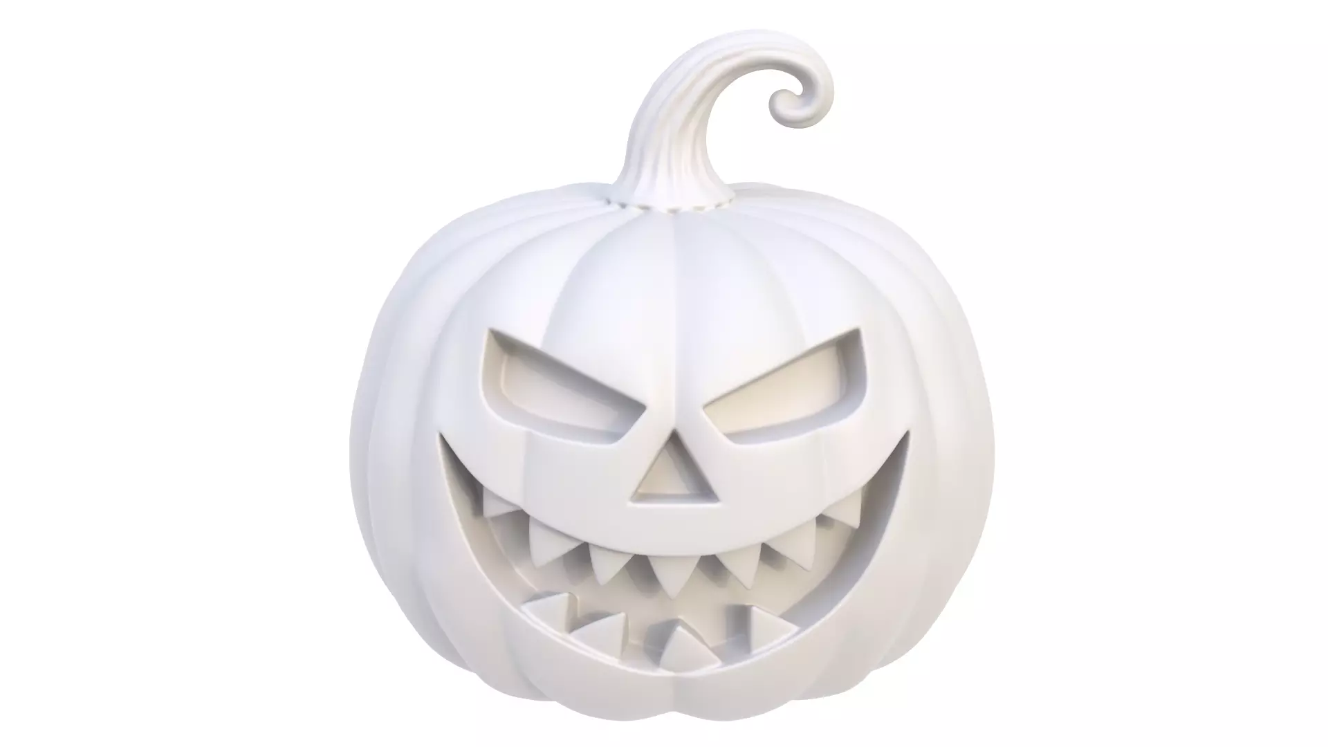 Halloween pumpkin 08 3D model_7