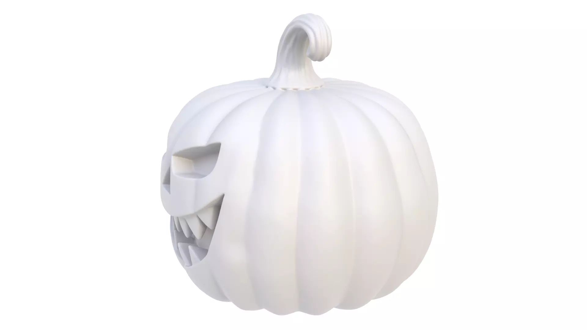 Halloween pumpkin 08 3D model_2