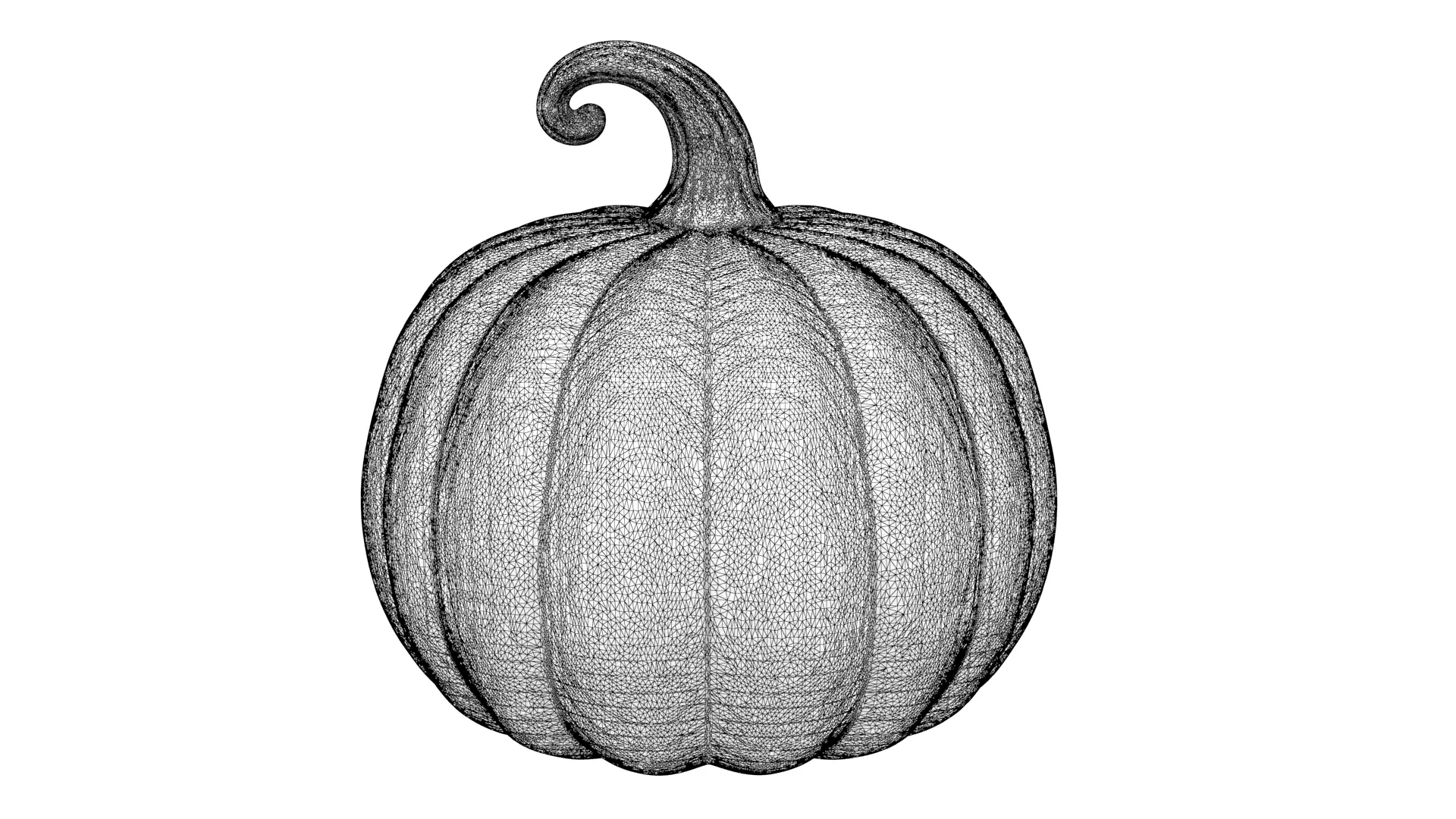 Halloween pumpkin 08 3D model_9