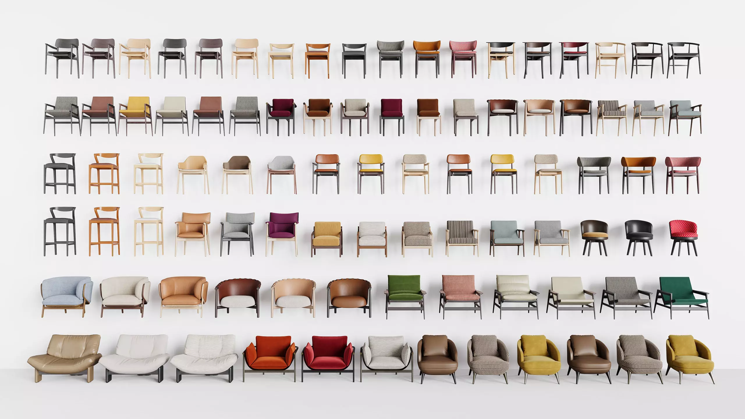 Archmodels vol 305 - seats and chairs 3D model_0