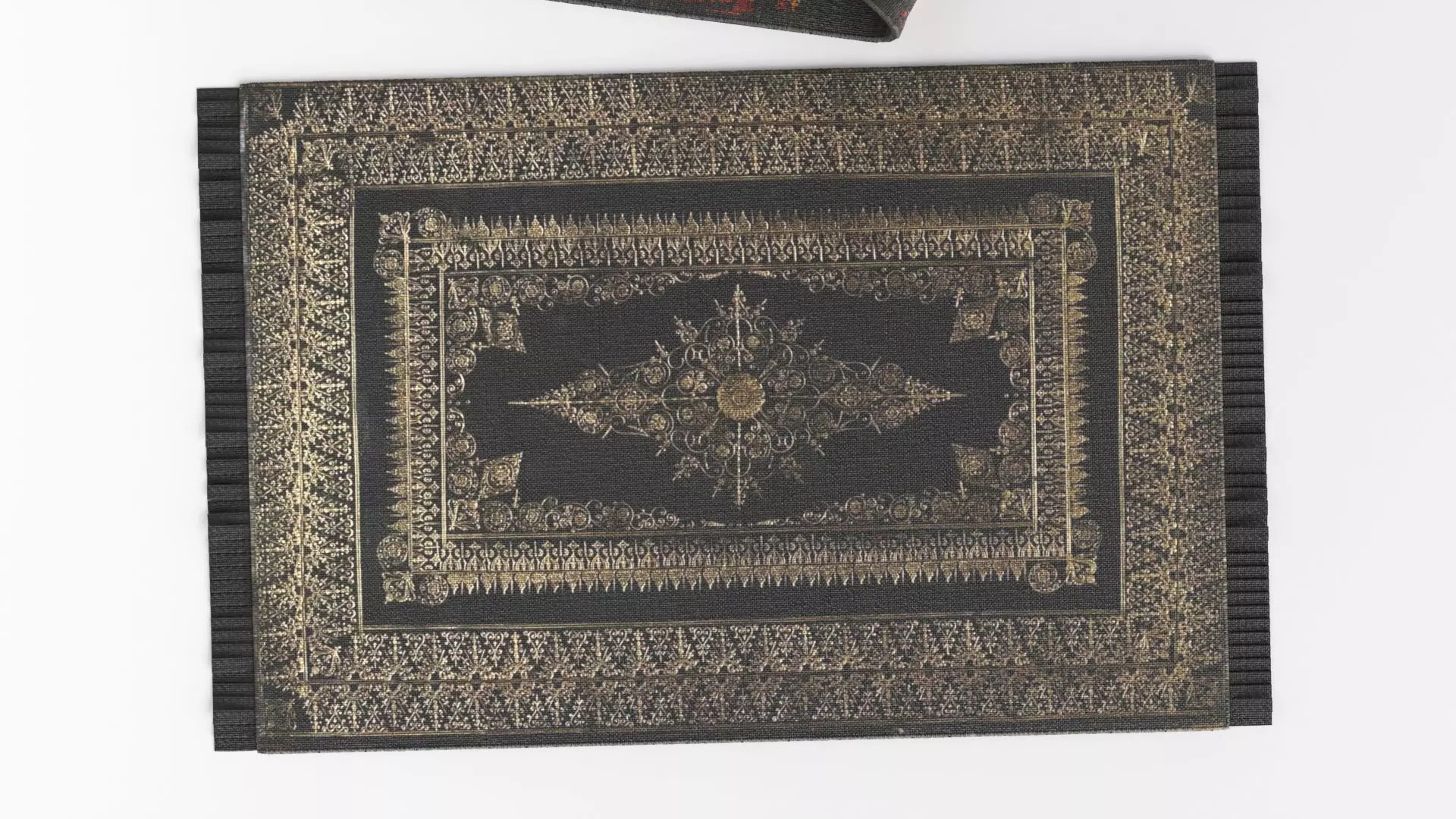 Oriental carpet pack Low-poly 3D model_2