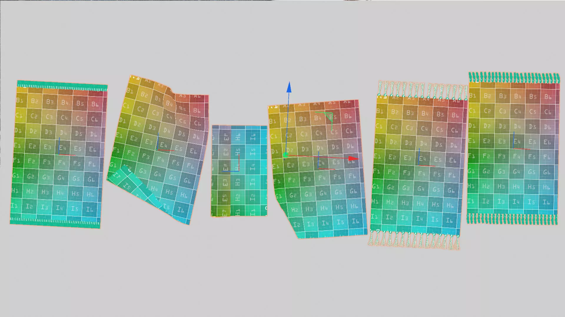 Oriental carpet pack Low-poly 3D model_21