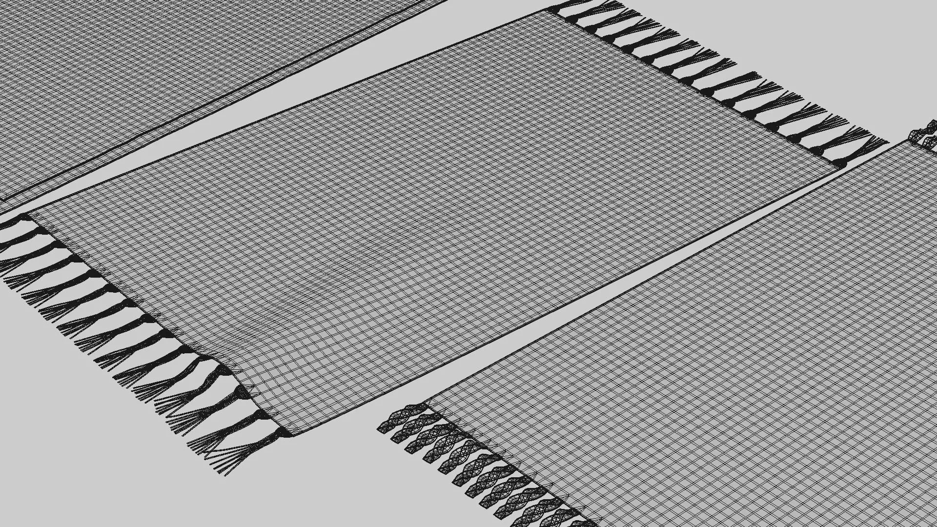 Oriental carpet pack Low-poly 3D model_20