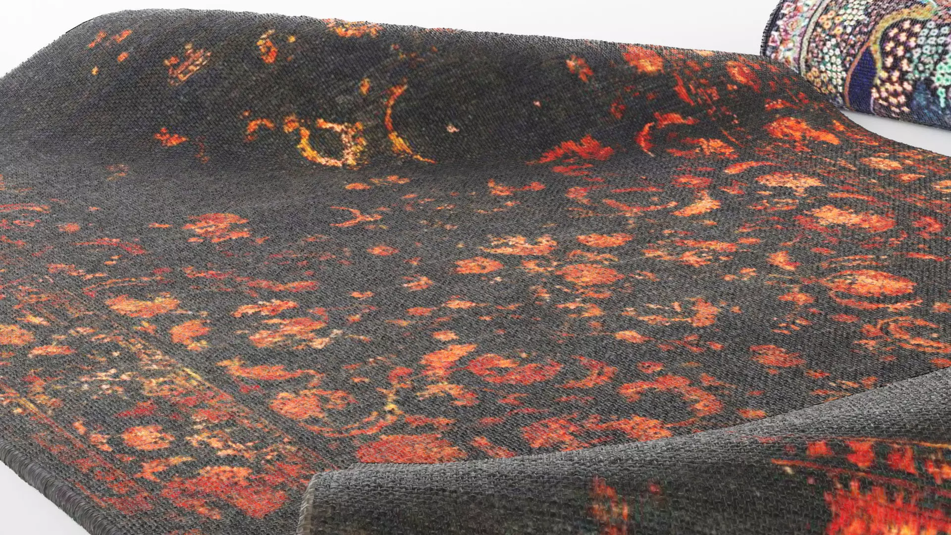 Oriental carpet pack Low-poly 3D model_9