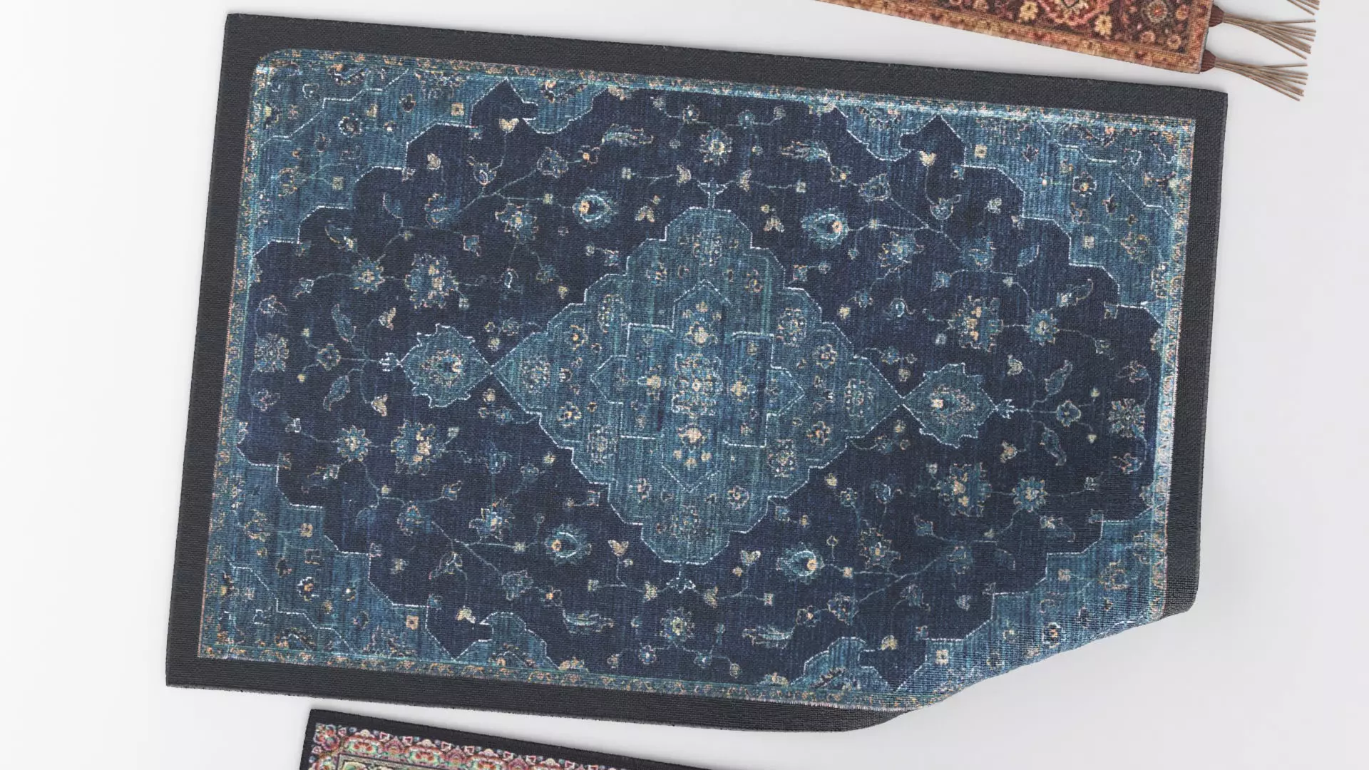 Oriental carpet pack Low-poly 3D model_5