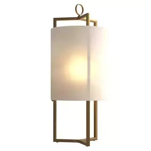 Matlight milano lantern table lamp in brass and alabaster