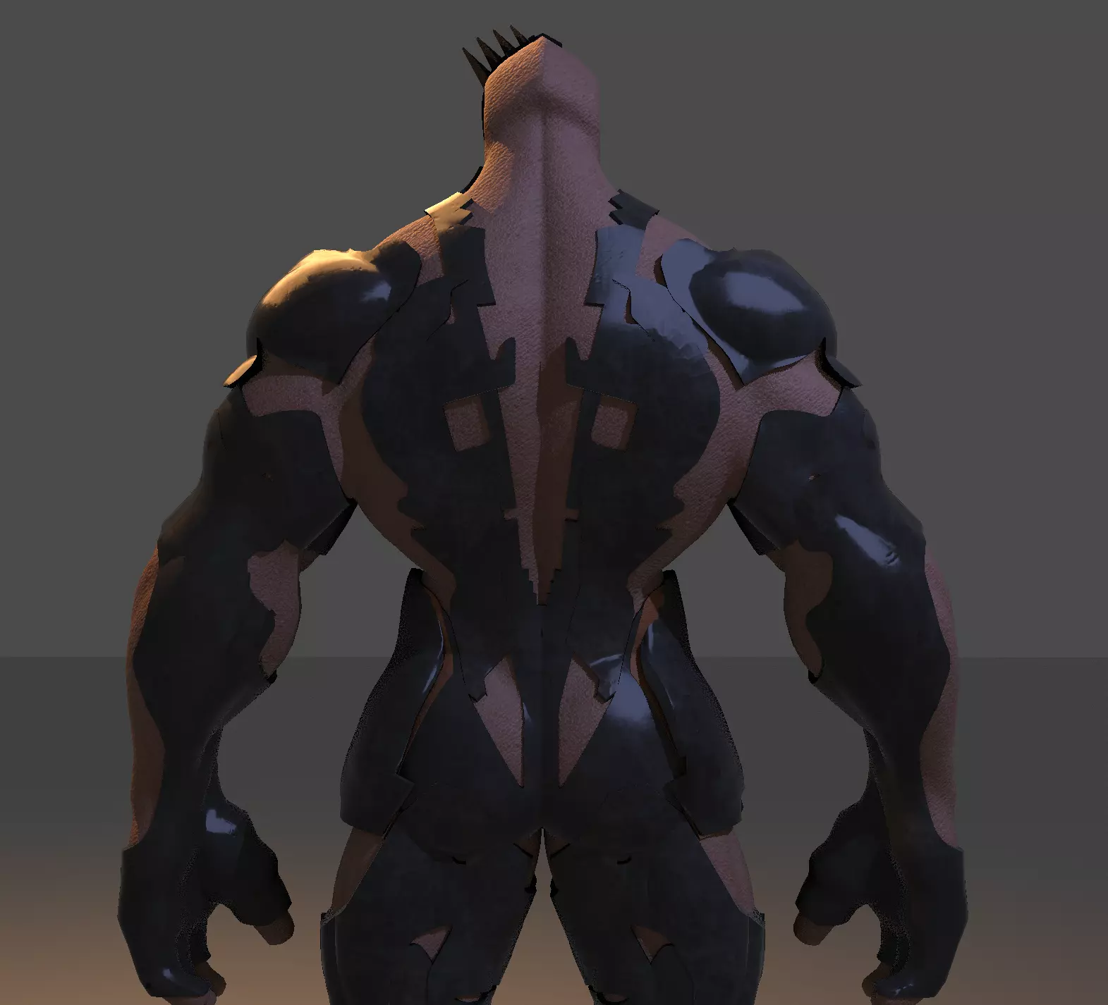 3D Medieval Knight Armor Low Poly Game Ready 3D model_4