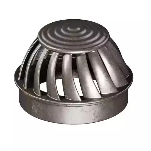 Rusty Turbine Roof Ventilator