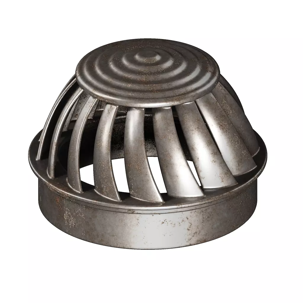 Rusty Turbine Roof Ventilator 3D model