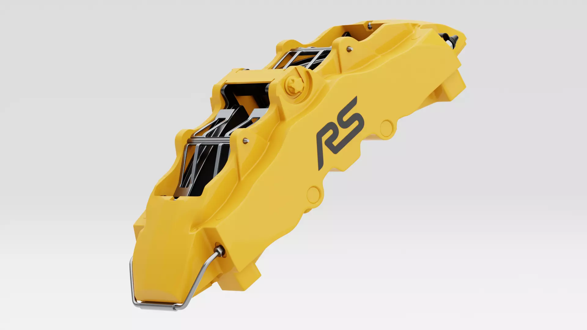 RS Brake Caliper and Brake Disc 3D model_3