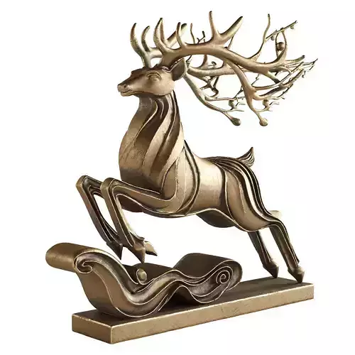 deer statue 3