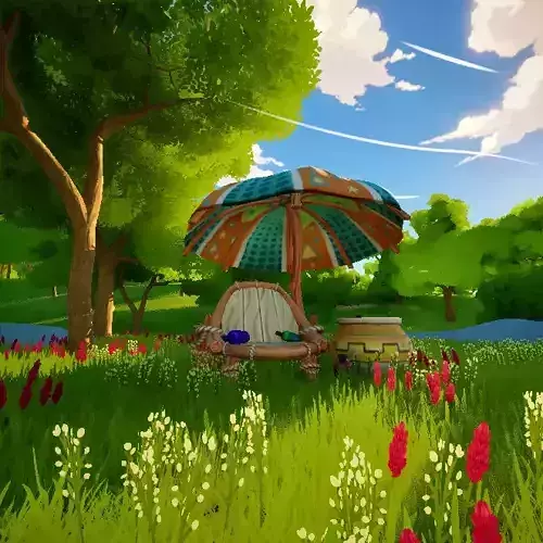 Stylized Forest House