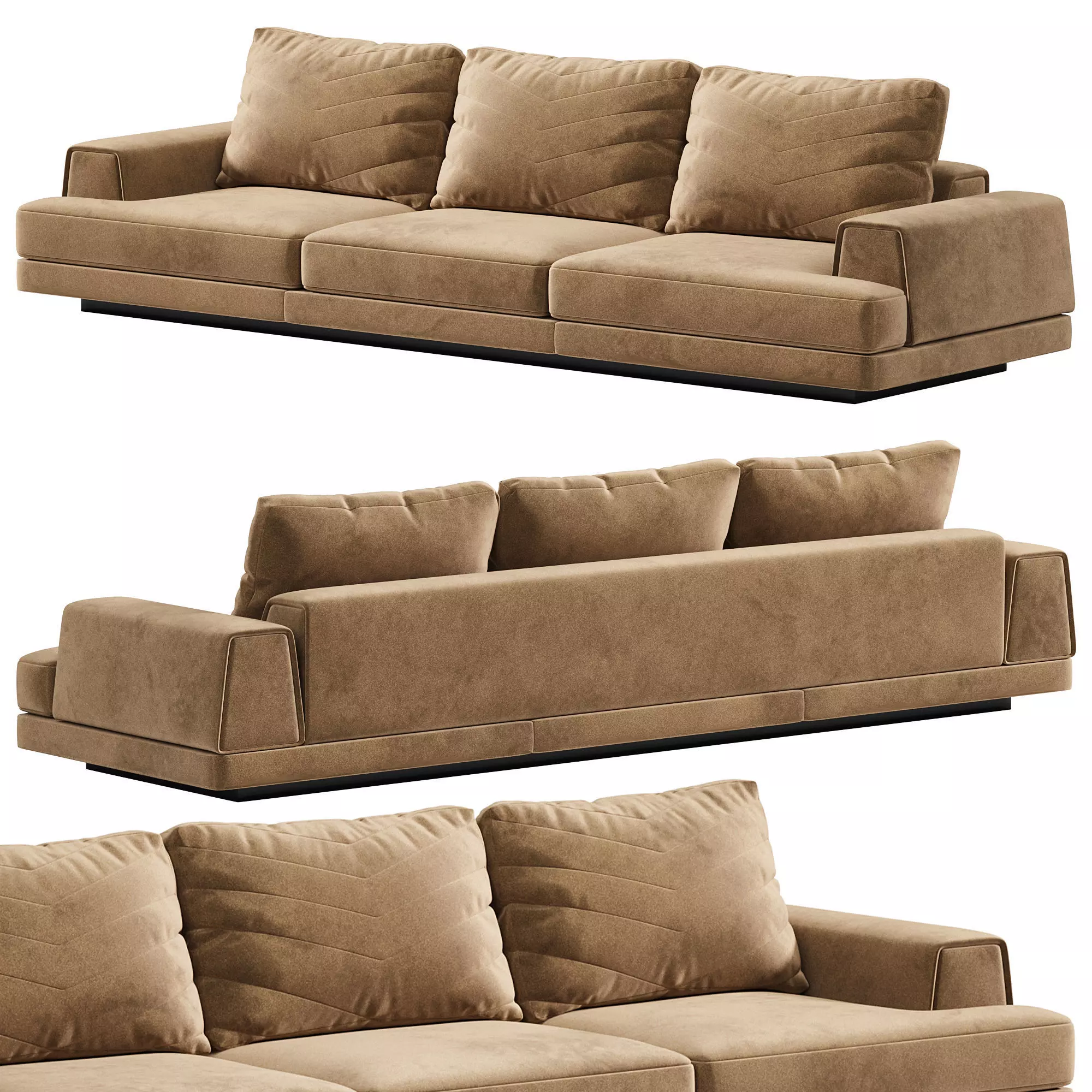 Xavier Sofa by Visionnaire 3D model_2