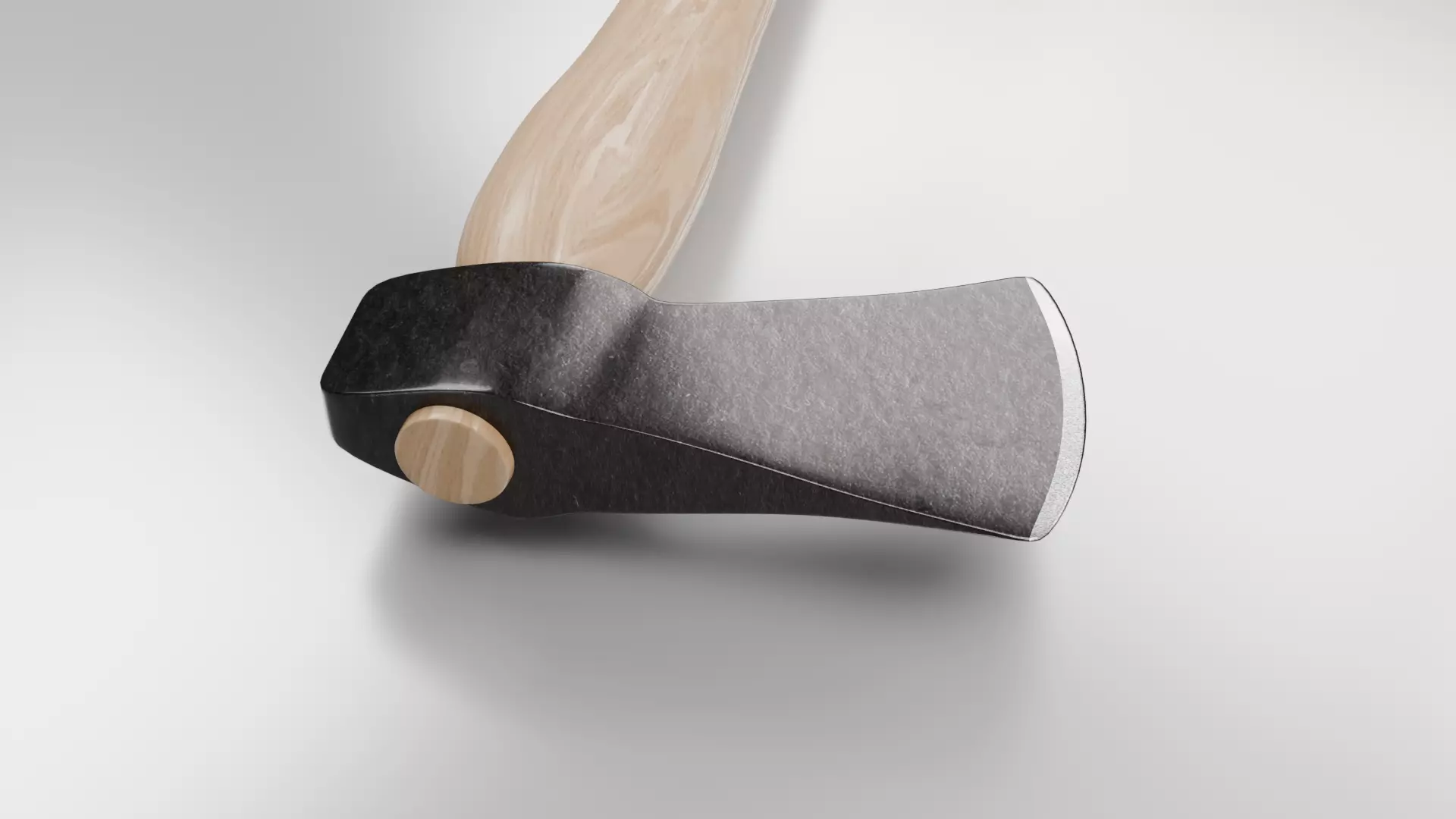 3d Axe 01 Low-poly 3D model_6