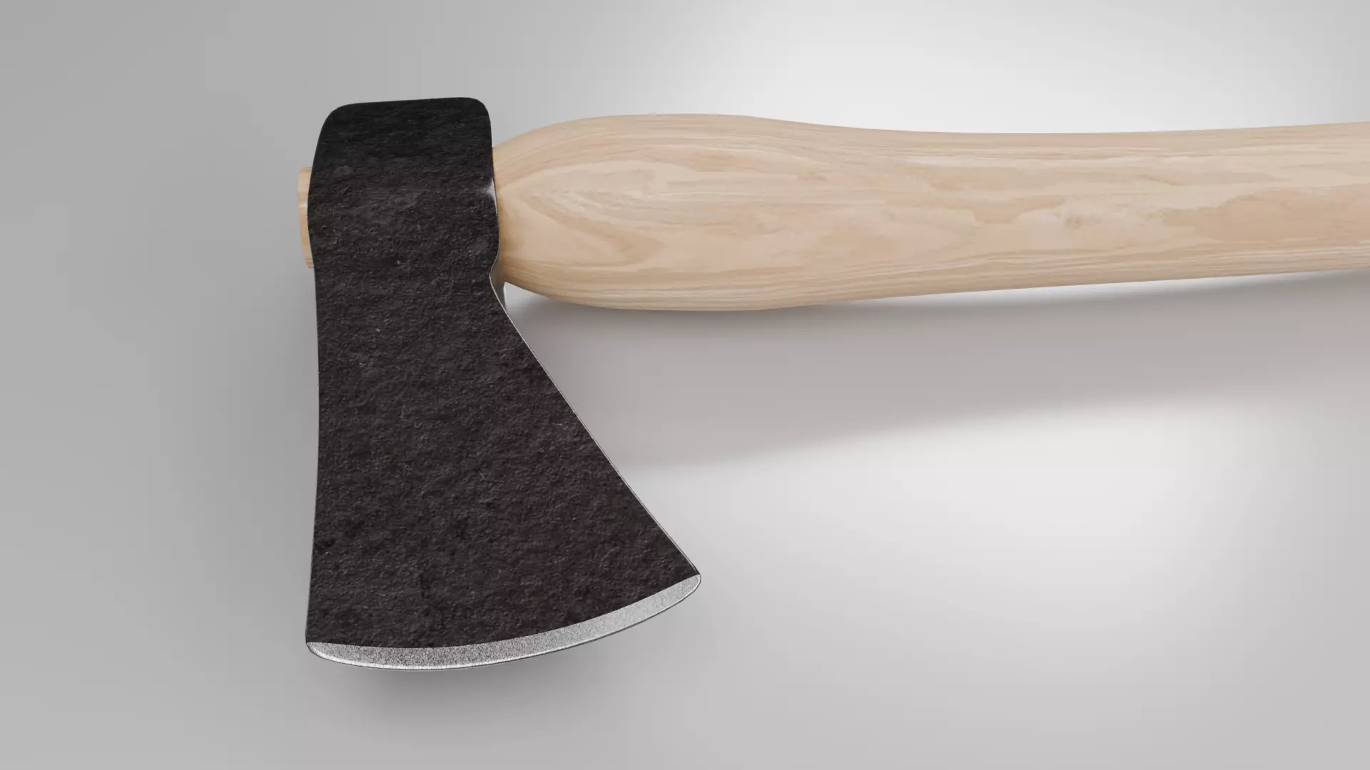 3d Axe 01 Low-poly 3D model_4