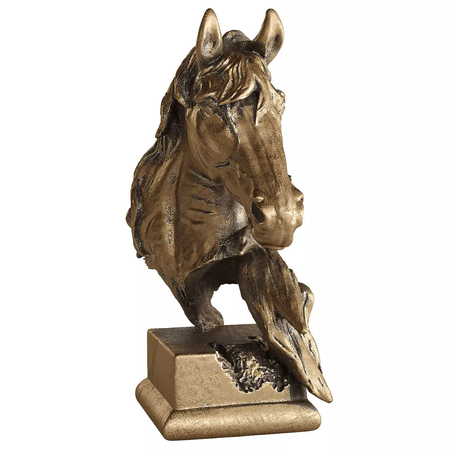 horse statue 4 3D model_1