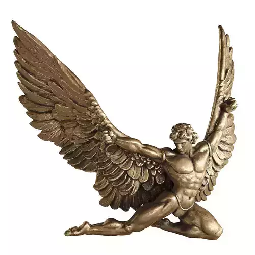 angel sitting statue