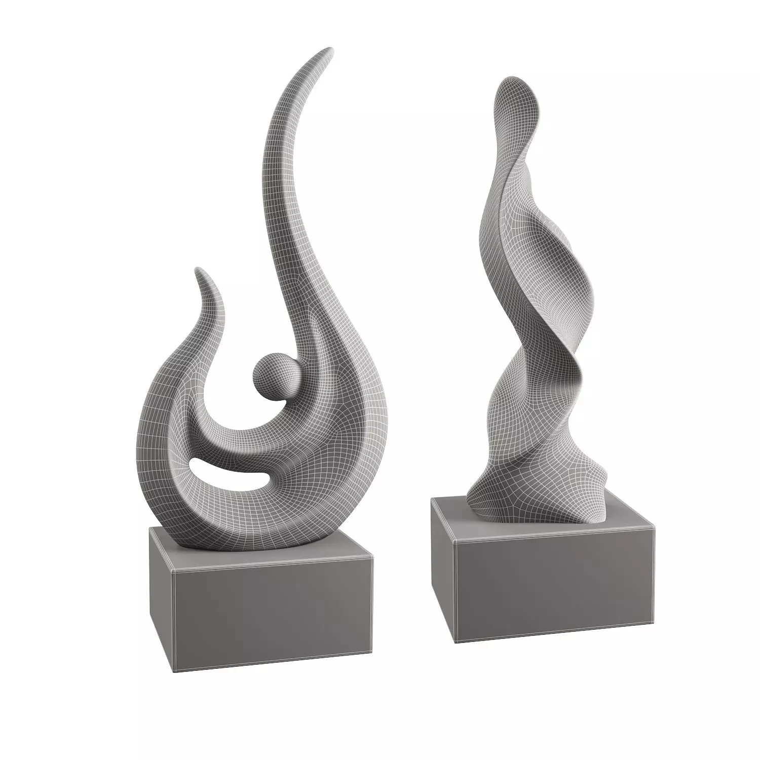 Abstract Sculpture 3D model_3