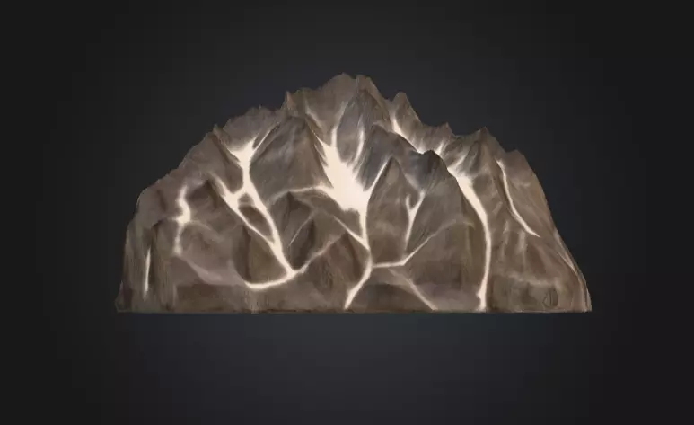 Frozen Mountain Texture_3