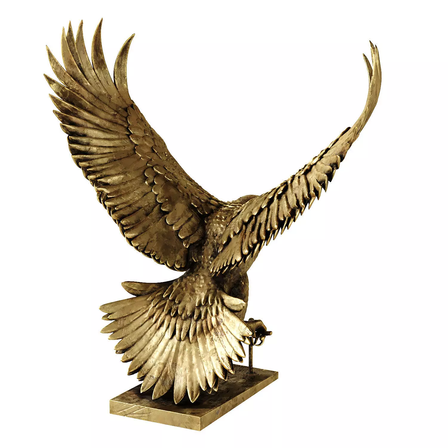 eagle statue 7 3D model_1