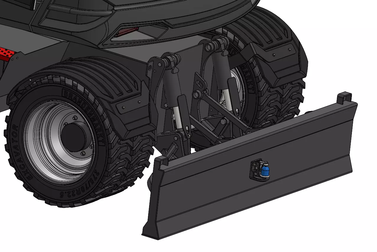Wheeled excavator Wacker Neuson EW100-2 3D model_14