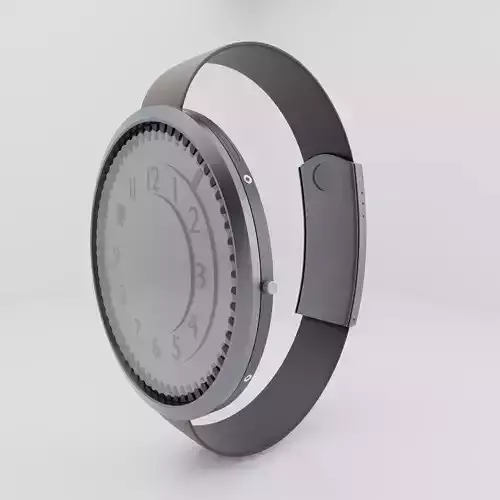 Minimalist Wristwatch 3D Model