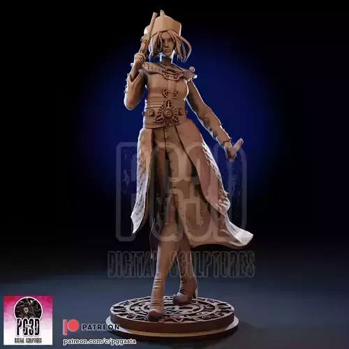 Elizabeth Swann Oriental Pirate Lady 1to10 Scale Fan Art Statue 3D print model Elizabeth Swann Oriental Pirate Lady 1to10 Scale Fan Art Statue 3D print model