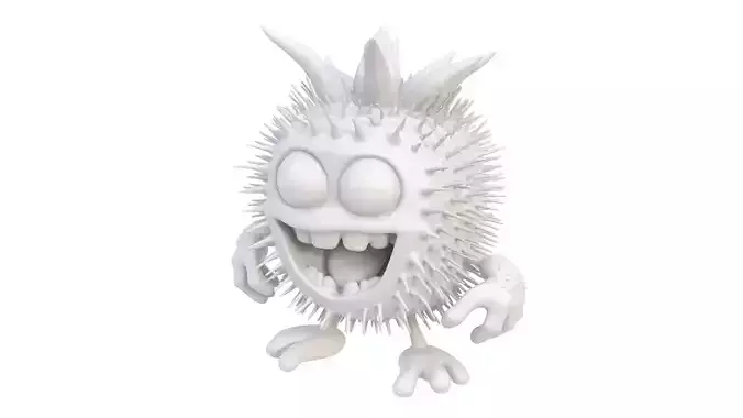 Rambutan mutant 02 3D model