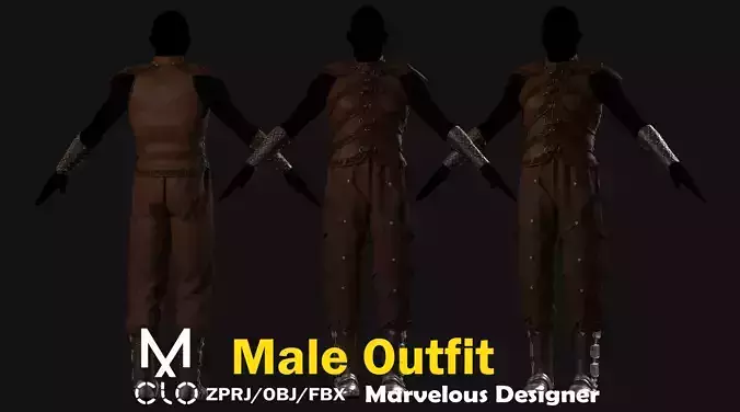 Male Armor Outfit