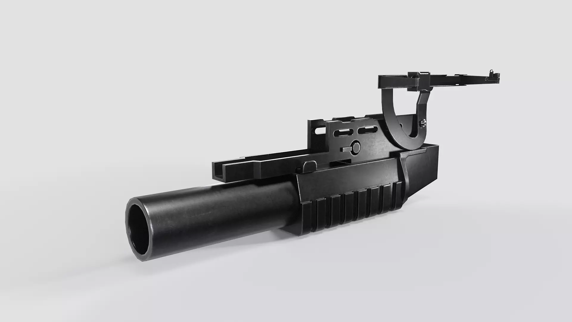 AG-40 Grenade Launcher Low-poly 3D model_9