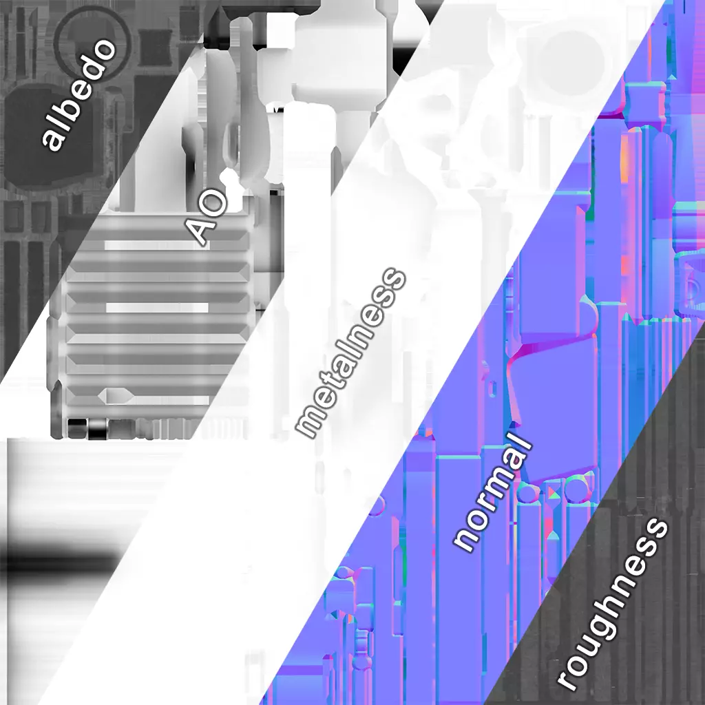 AG-40 Grenade Launcher Low-poly 3D model_3