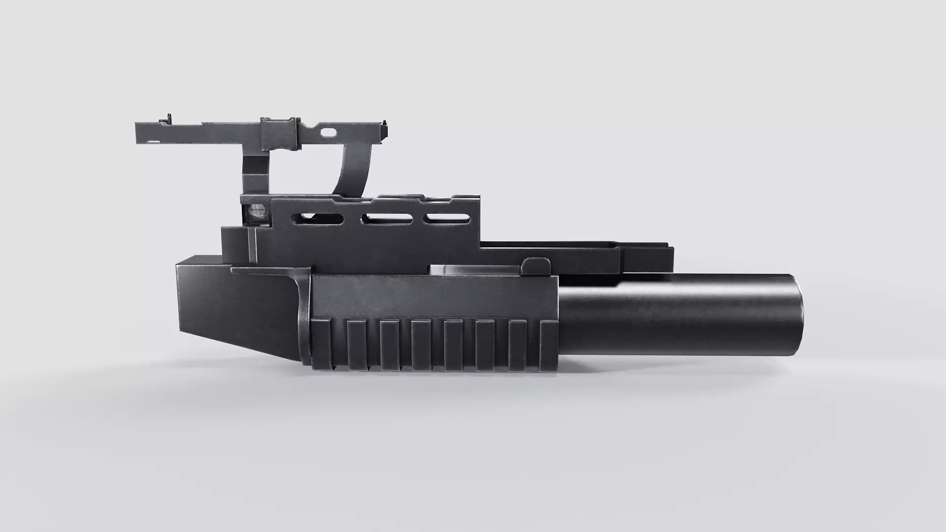 AG-40 Grenade Launcher Low-poly 3D model_5