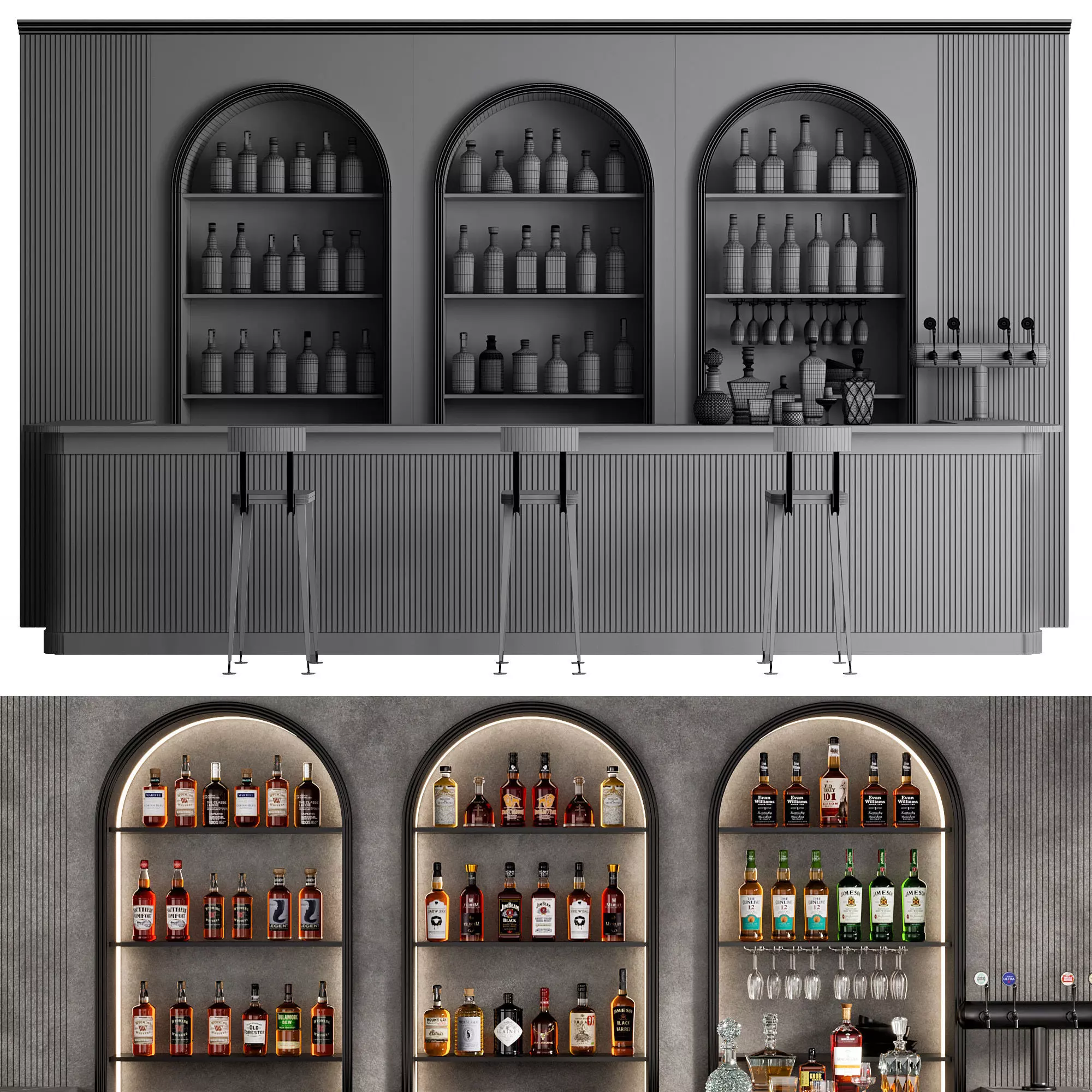 CAFE BAR NO36 A 3D model_13