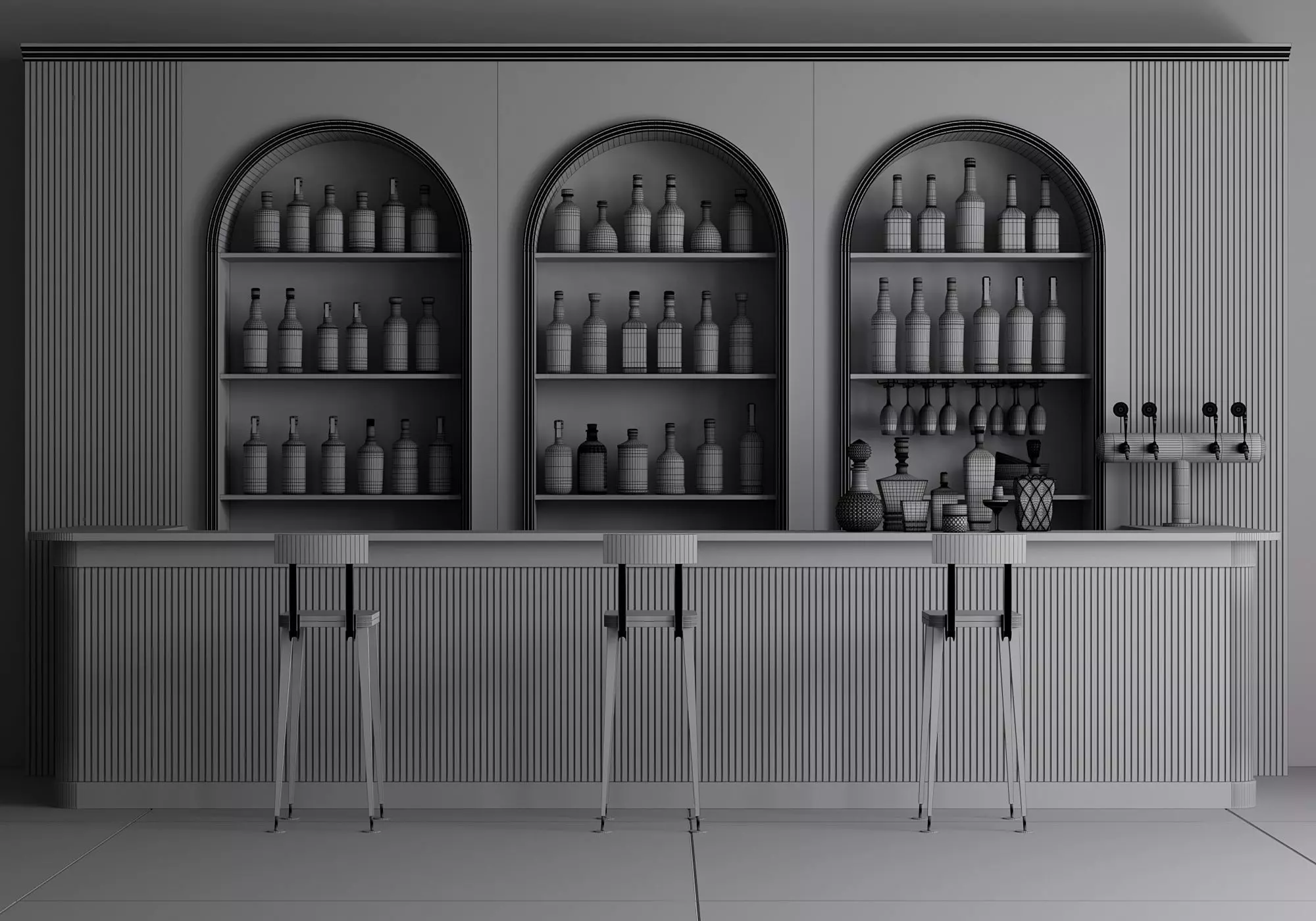 CAFE BAR NO36 A 3D model_14