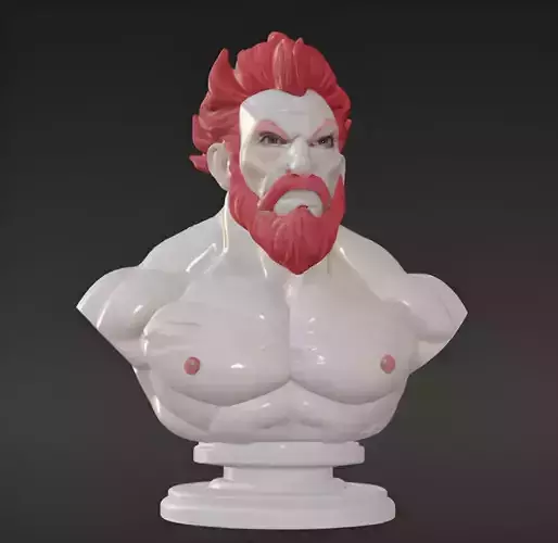 Akuma Bust  3D Model STL Printable