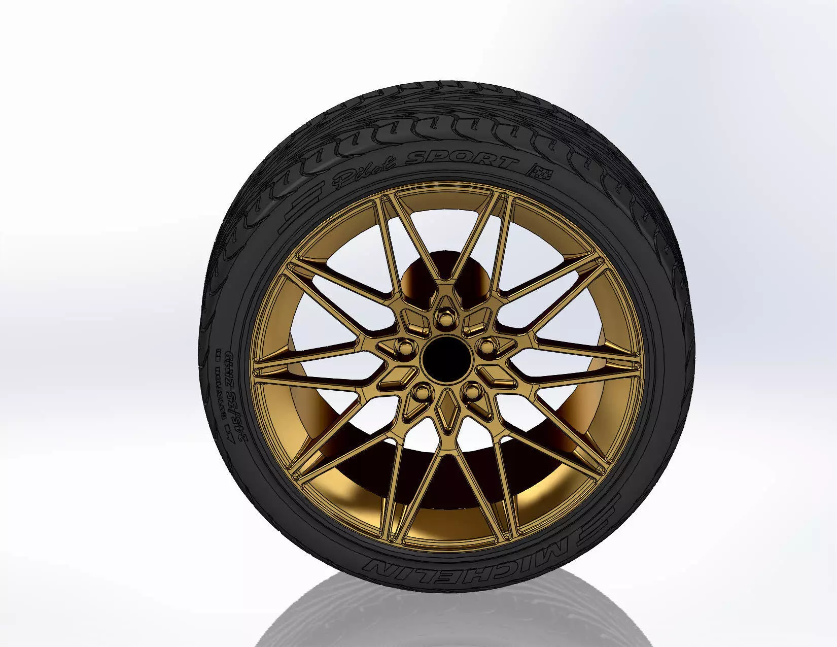 Wheels Forgeline MT1 19inch for your scale model 3D print model_8