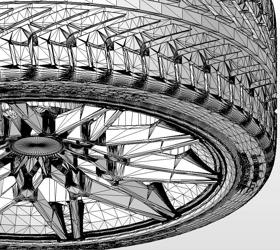 Wheels Forgeline MT1 19inch for your scale model 3D print model_19