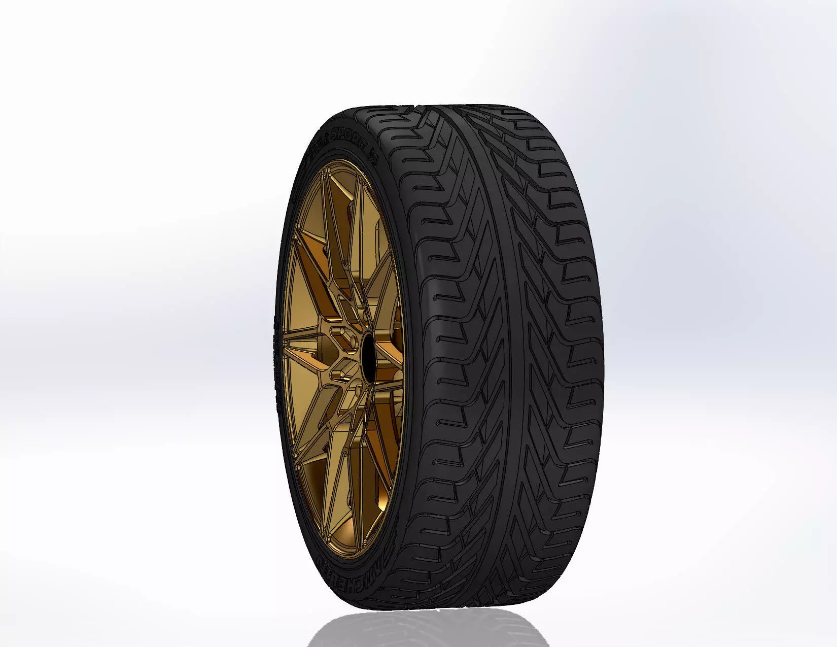 Wheels Forgeline MT1 19inch for your scale model 3D print model_4