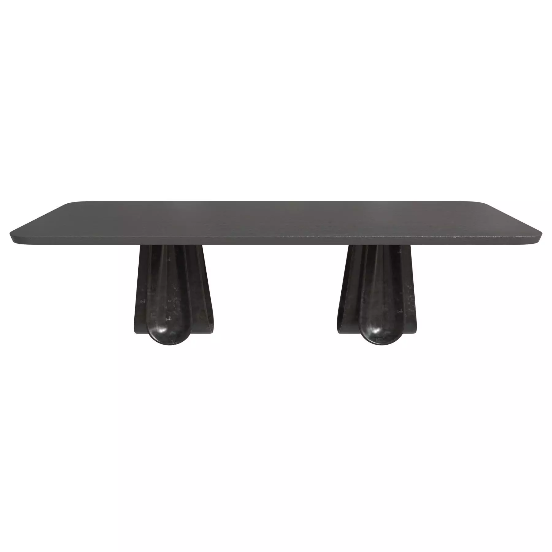 Emmanuel Levet Stenne Dress Up Rectangular Dining Table Bronze 3D model_0