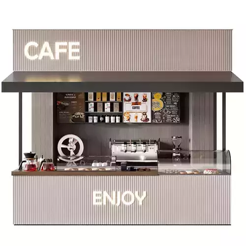 CAFE BAR NO34 A 3D model