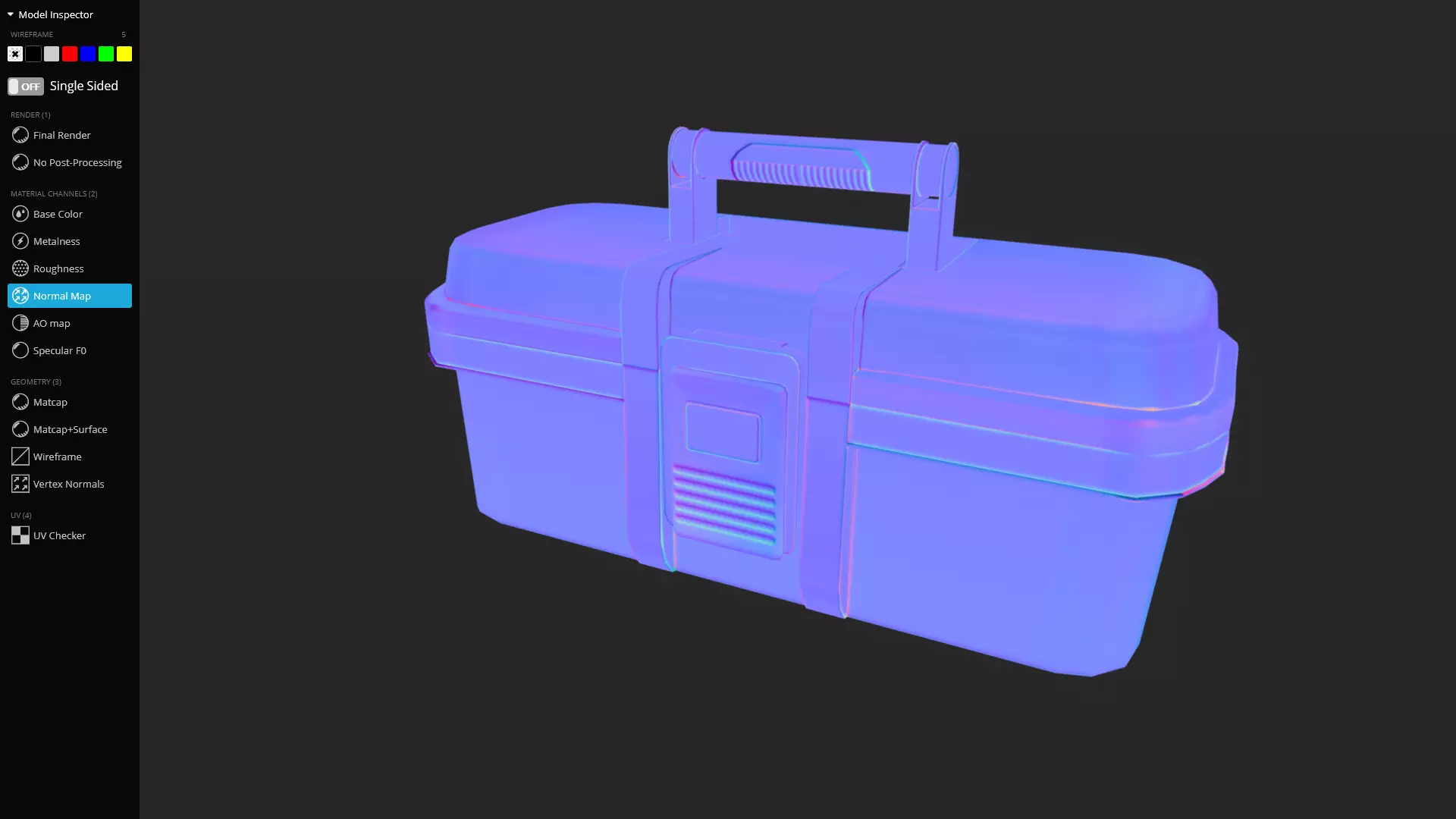 Toolbox 3D Model Game Ready Low-poly 3D model_9