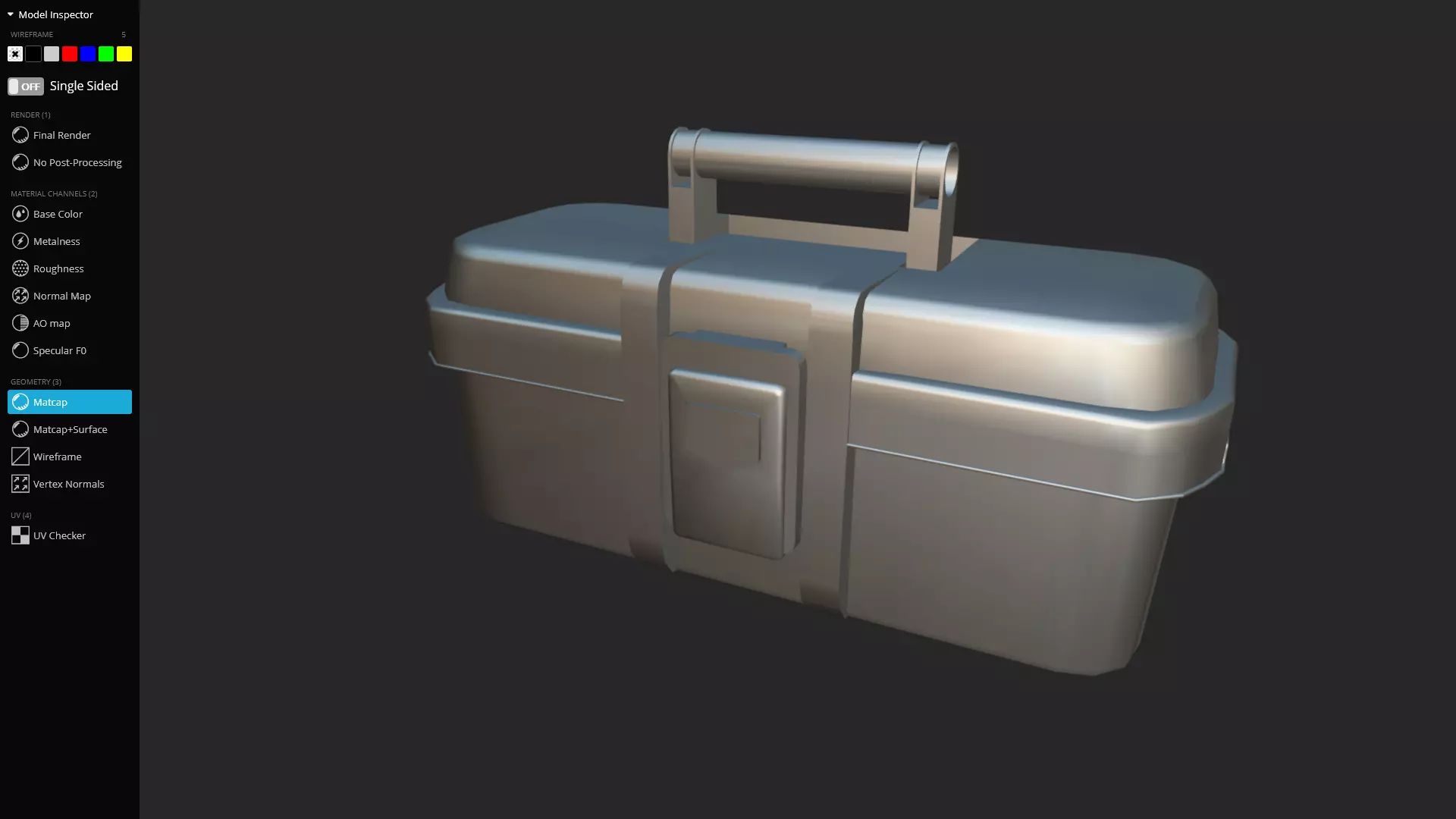 Toolbox 3D Model Game Ready Low-poly 3D model_11