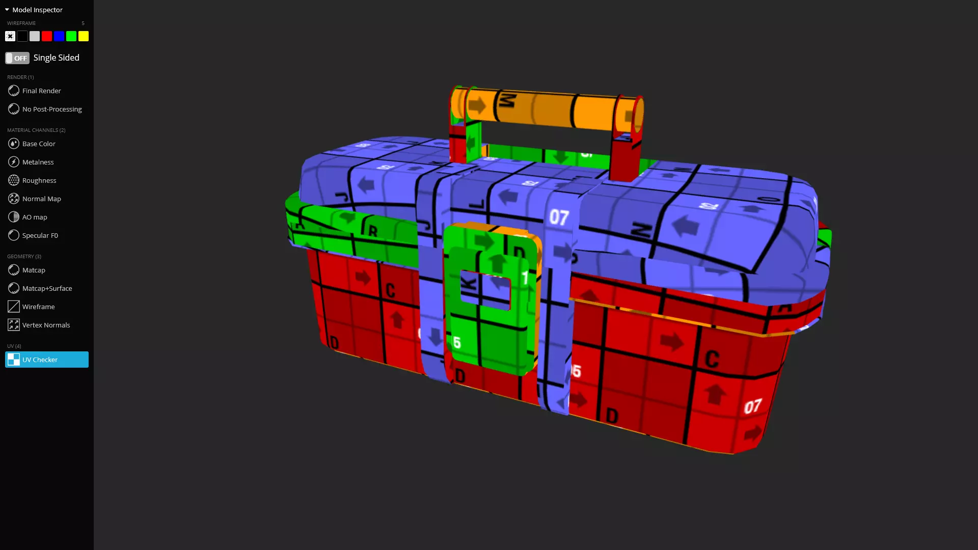Toolbox 3D Model Game Ready Low-poly 3D model_14